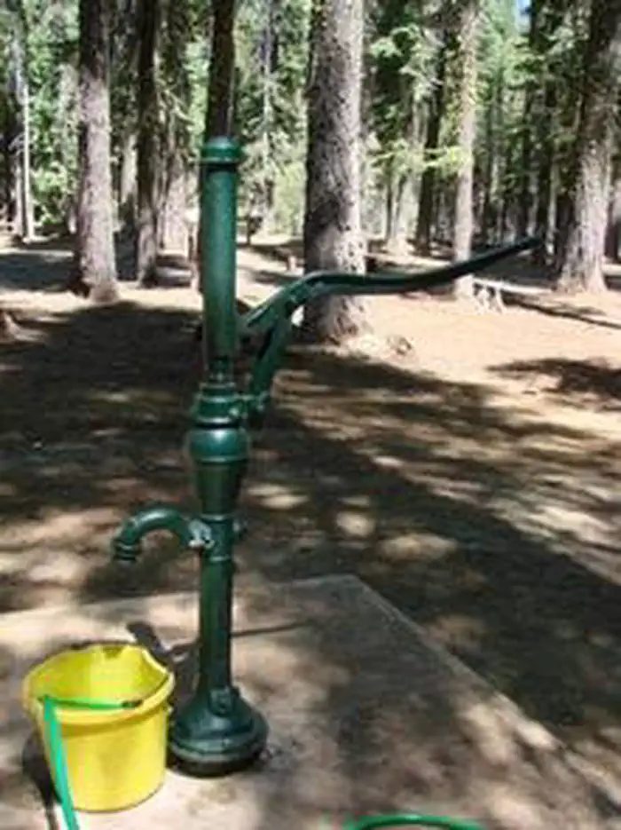 Hand pump for drinking water