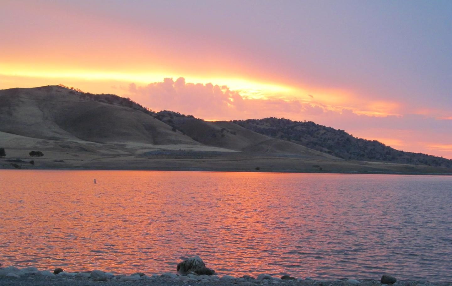 Sunset on the lake