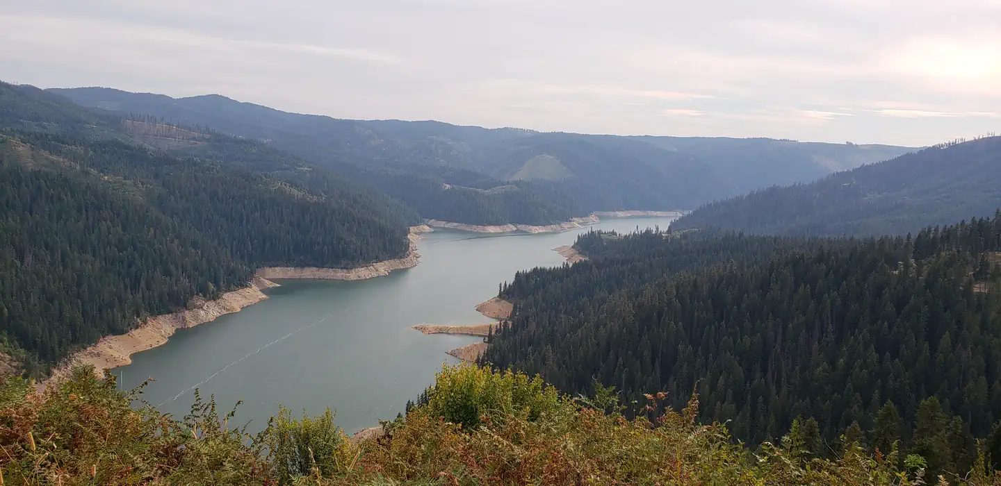 overlooking Dworshak Reservoir