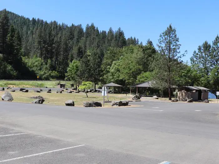 Pink House Recreation Site offers two day use pavilions for reservation