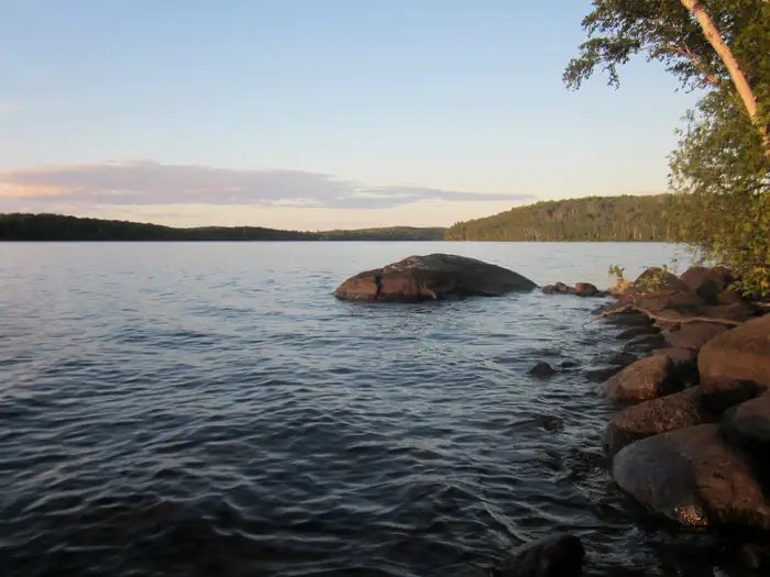 South Lake Desor Campground is a great place for sunsets