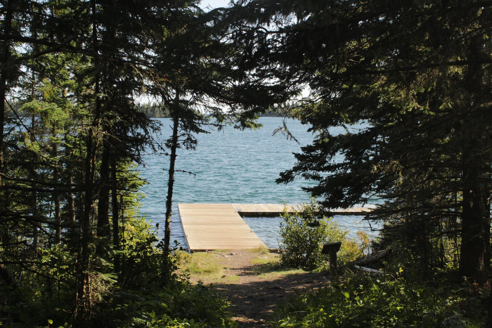 Enjoy chilling your feet off the Three Mile Campground dock