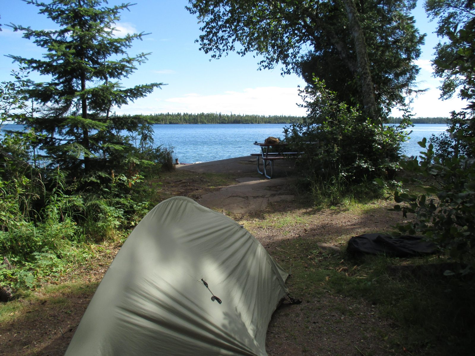 Three Mile Campground is very busy due to its proximity to Rock Harbor and the ferry terminals