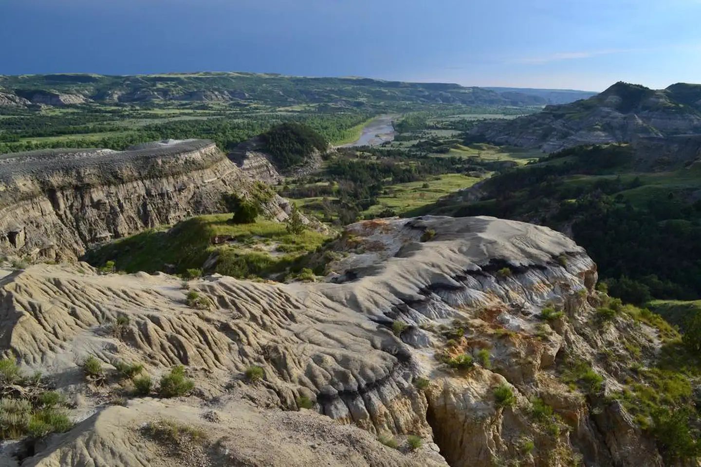 Barren Buttes in the North Unit of the park
