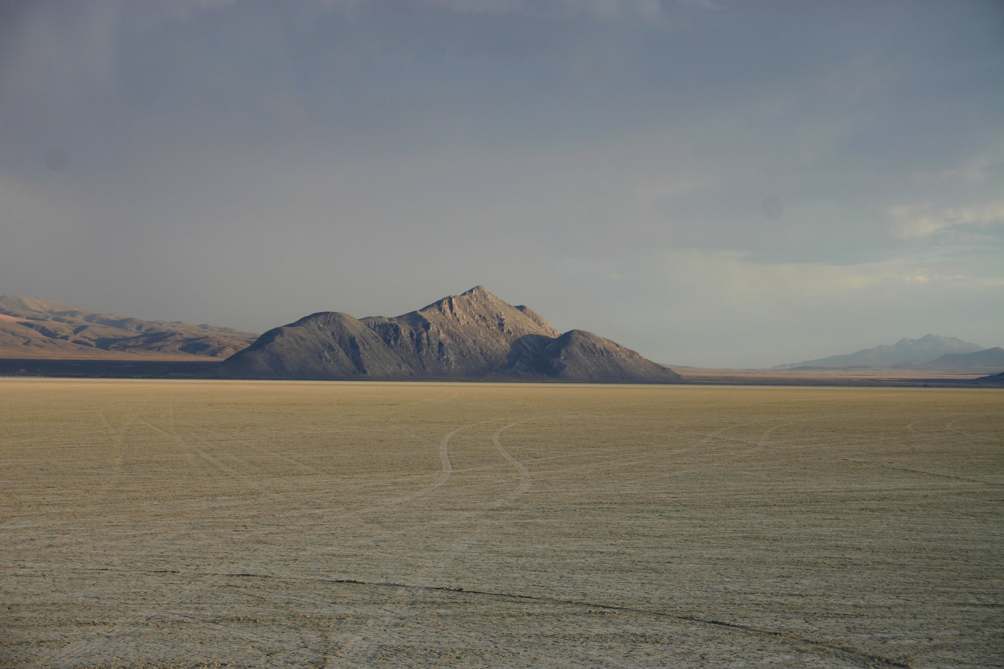The Black Rock Desert playa, in the Black Rock Desert-High Rock Canyon Emigrant Trails National Conservation Area, which the campground sits inside