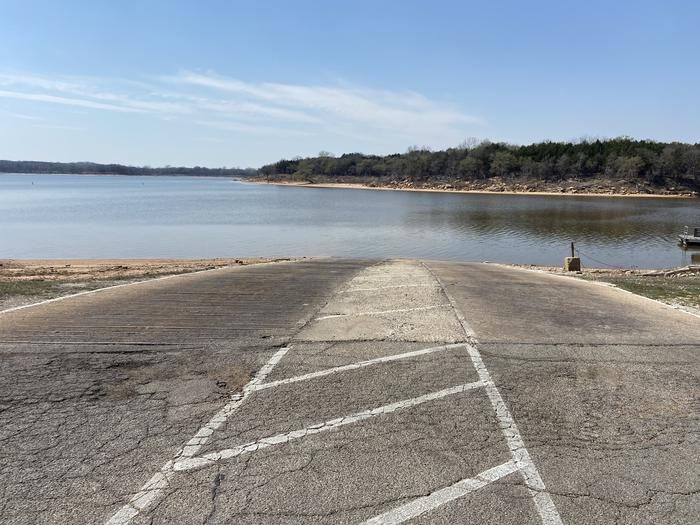 A photo of boat ramp at Appalachia Bay