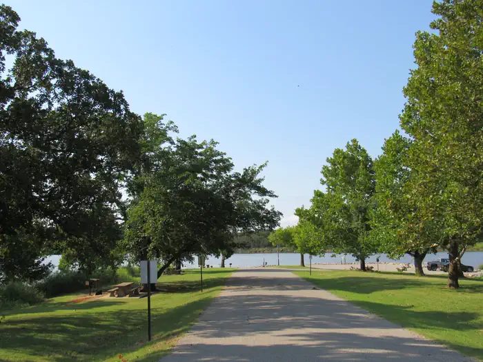 Boat ramp located at the north tip of Heyburn Park campground