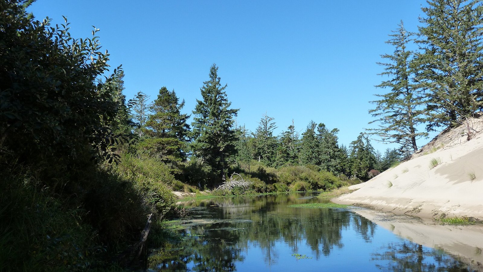 The kayak launch site at Spinreel