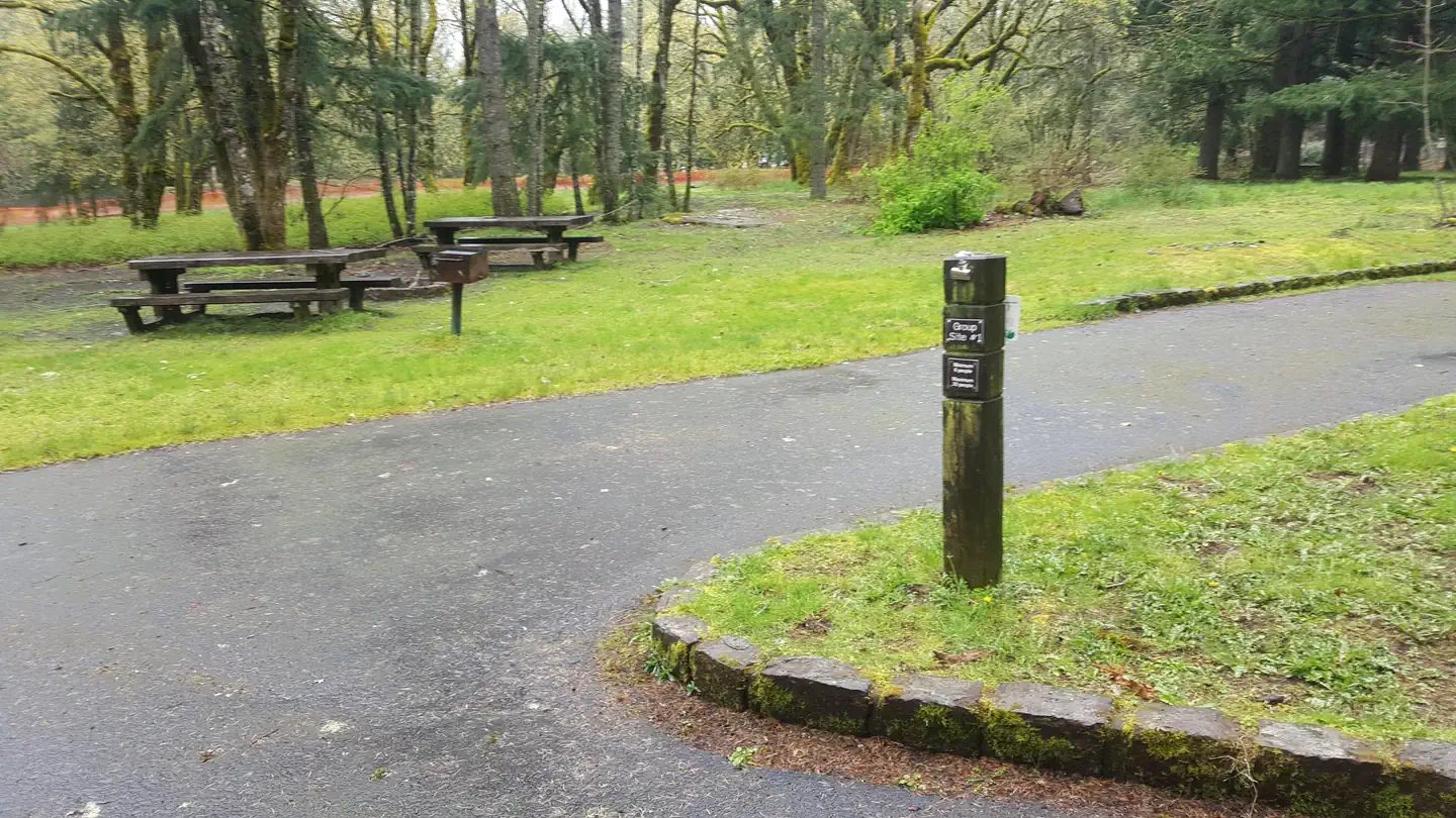 Wyeth campground Group Site #1
