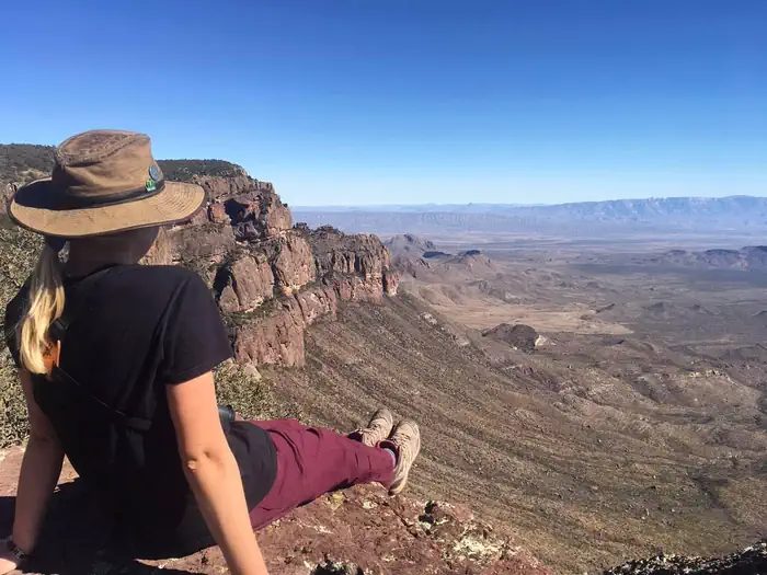 The South Rim of the Chisos Mountains is a popular destination for day hikers and overnight backpackers