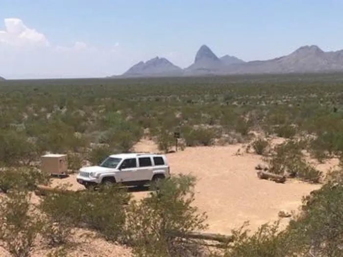 Primitive Roadside campsites are located along rugged gravel roads in the remote backcountry of Big Bend National Park