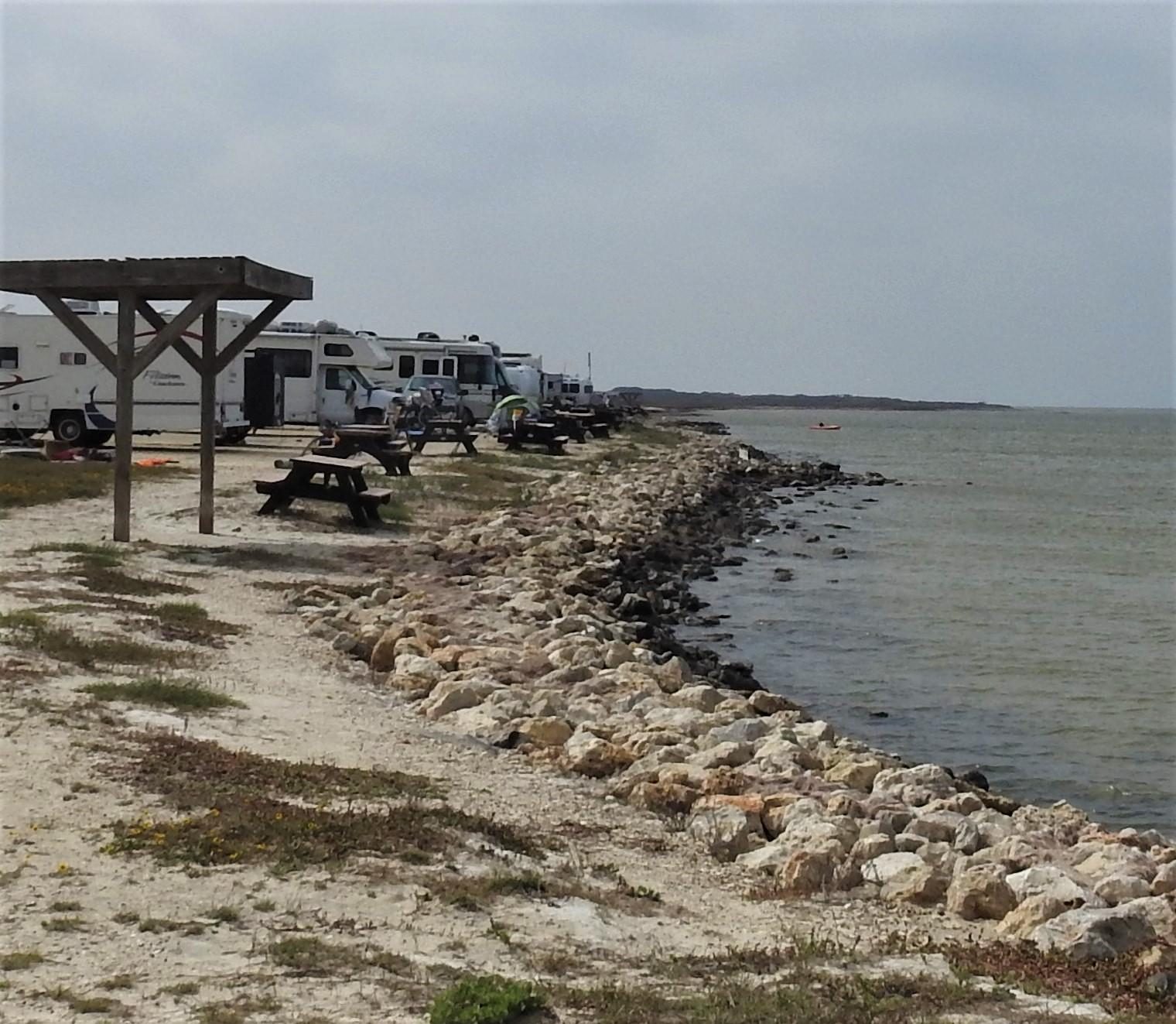Camping at Bird Island Basin is a bit primitive but it offers a relaxed view of Laguna Madre