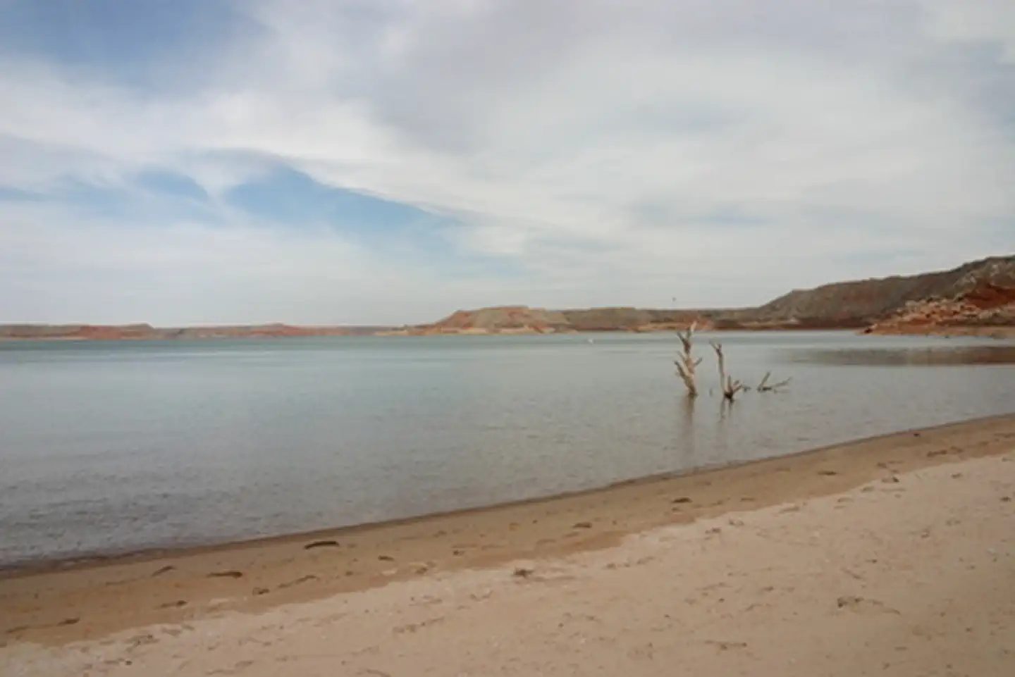 Camp right on the beach at Cedar Canyon!