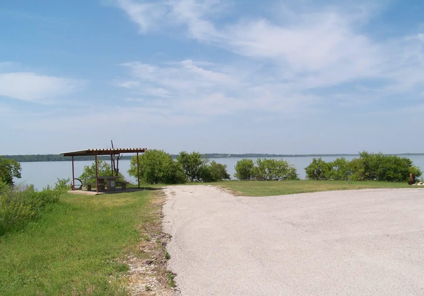 View of lake at Pecan Point