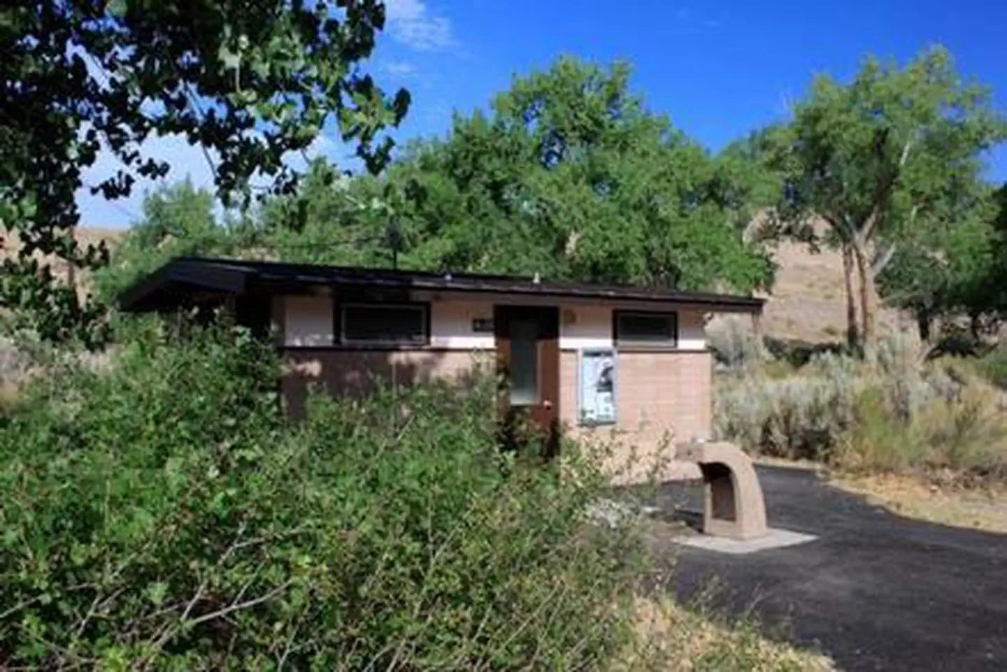 Restroom in Green River Campground