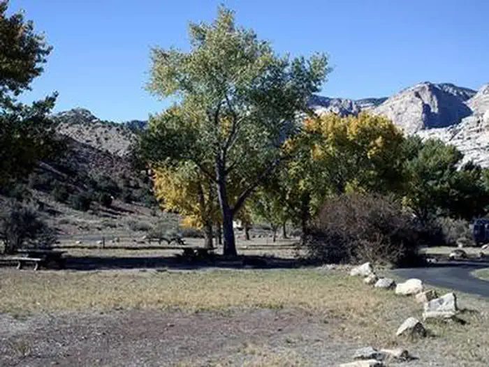 Group site at Split Mountain Campground