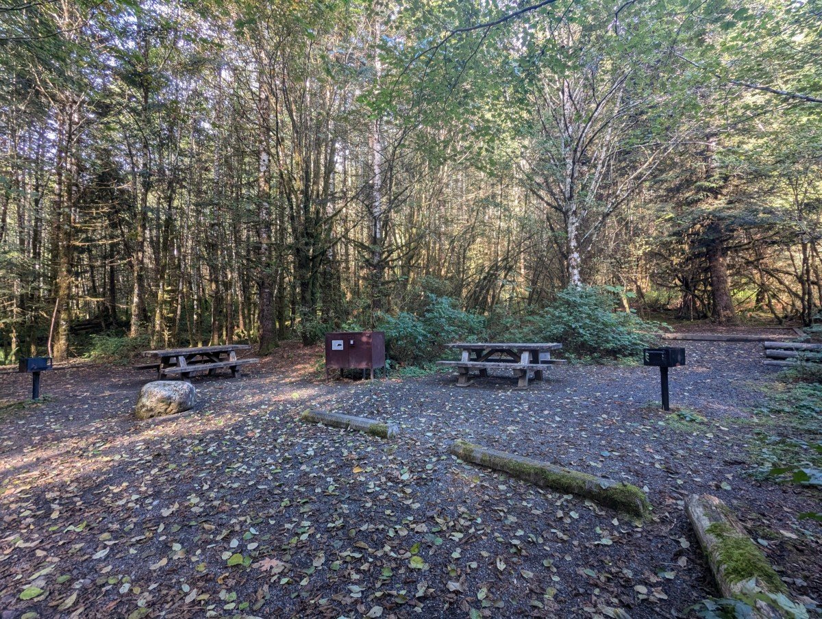 Campsite at Middle Fork Campground