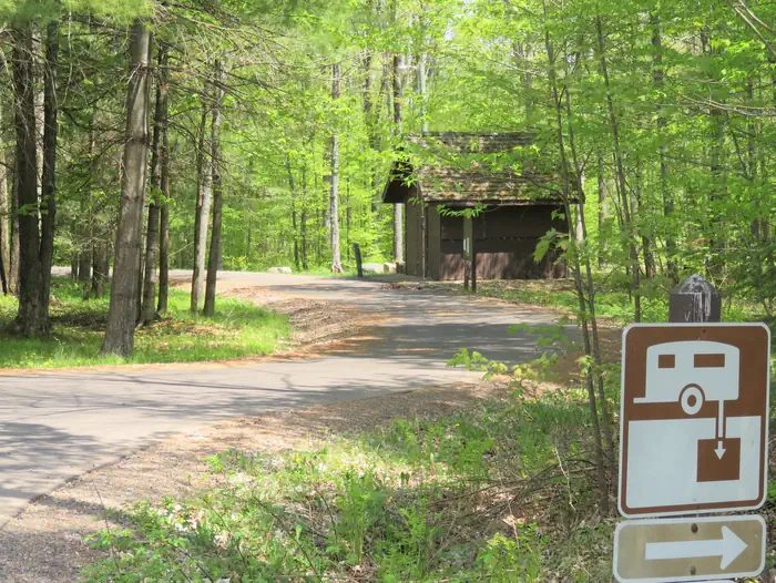 Dump station at the Chippewa campground