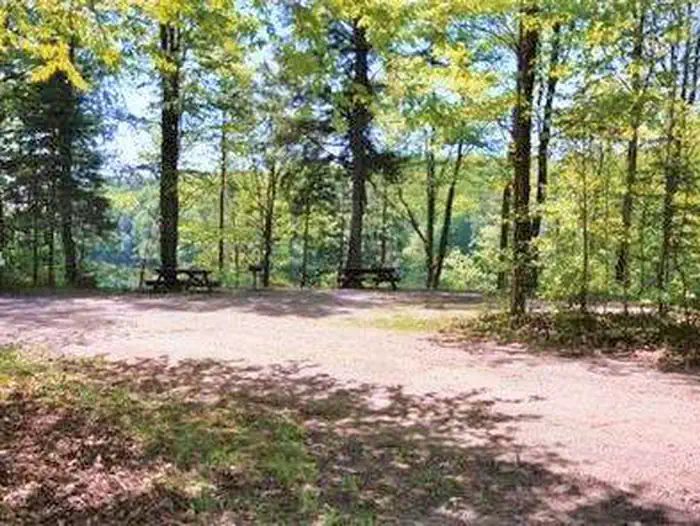 Campsite at the Eastwood campground