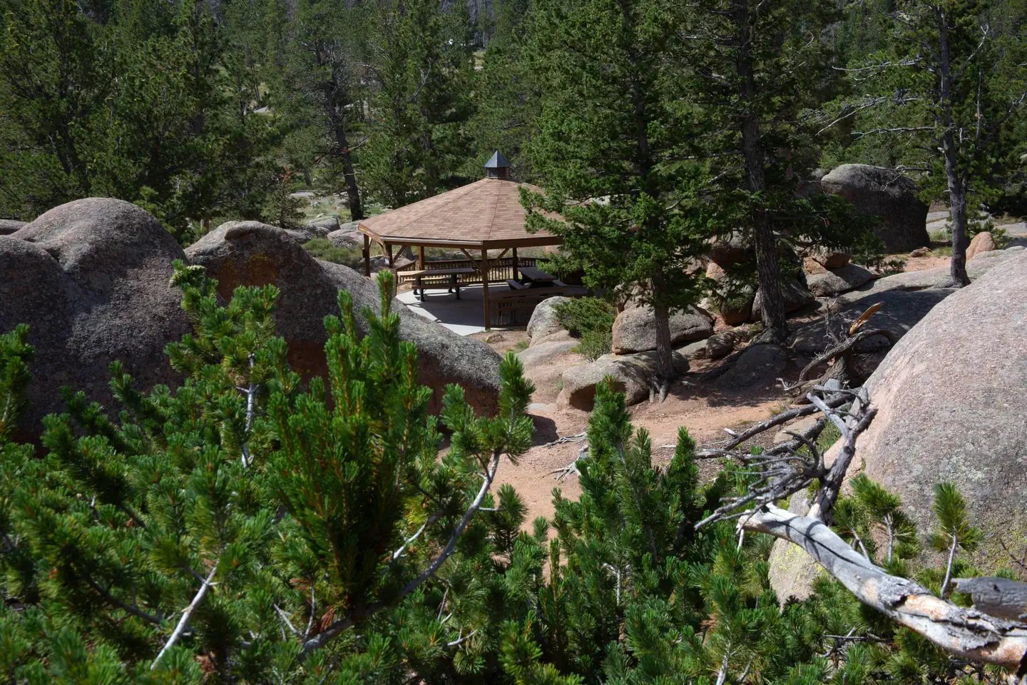 Vedauwoo Gazebo from above